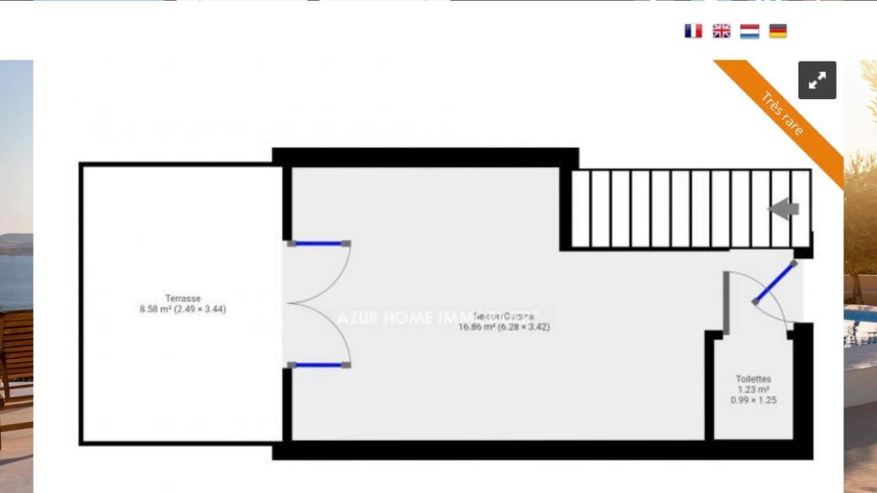 Апартаменты Duplex T3 Boulouris Pieds Dans L Eau Сен-Рафаэль Экстерьер фото