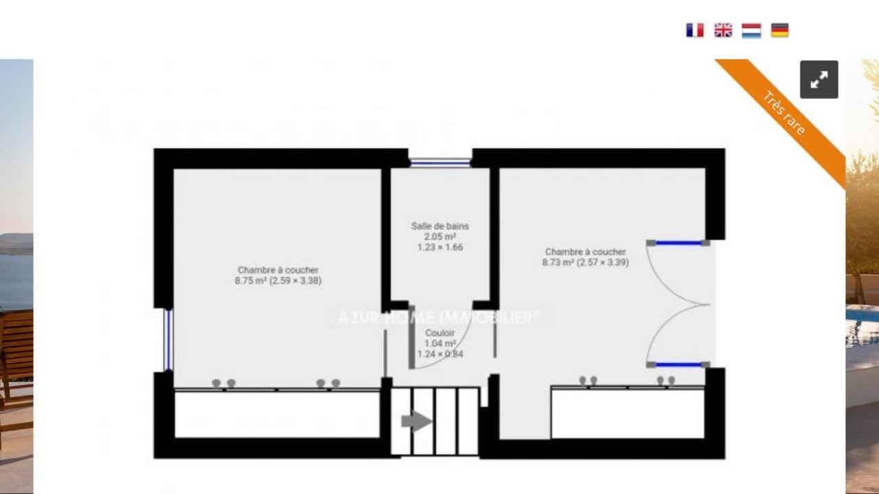 Апартаменты Duplex T3 Boulouris Pieds Dans L Eau Сен-Рафаэль Экстерьер фото